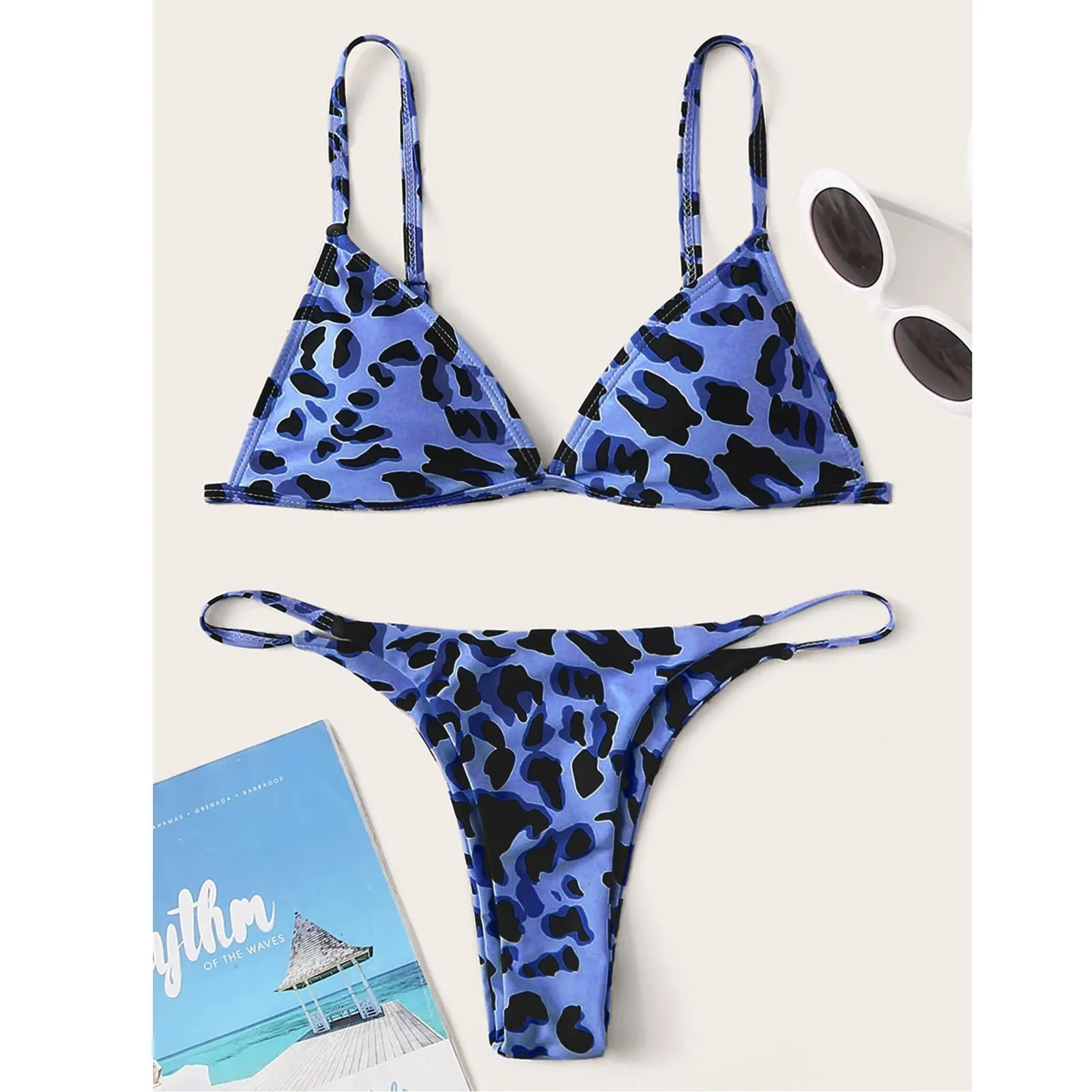 Sexy Leopard Print Women Two Pieces Bikini Sets Push Up Bikini Set Brazilian Bathing Suit Summer Beach Wear Swimming Suit