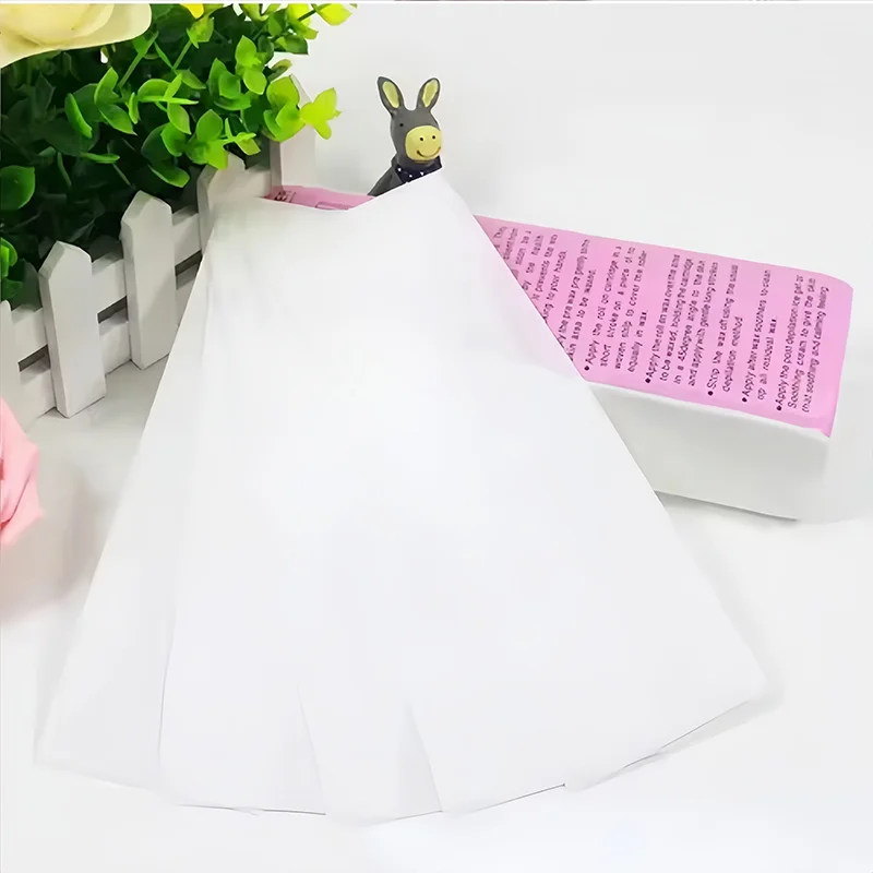 100pcs Removal Nonwoven Body Cloth Hair Remove Wax Paper Rolls High Quality Hair Removal Epilator Wax Strip Paper