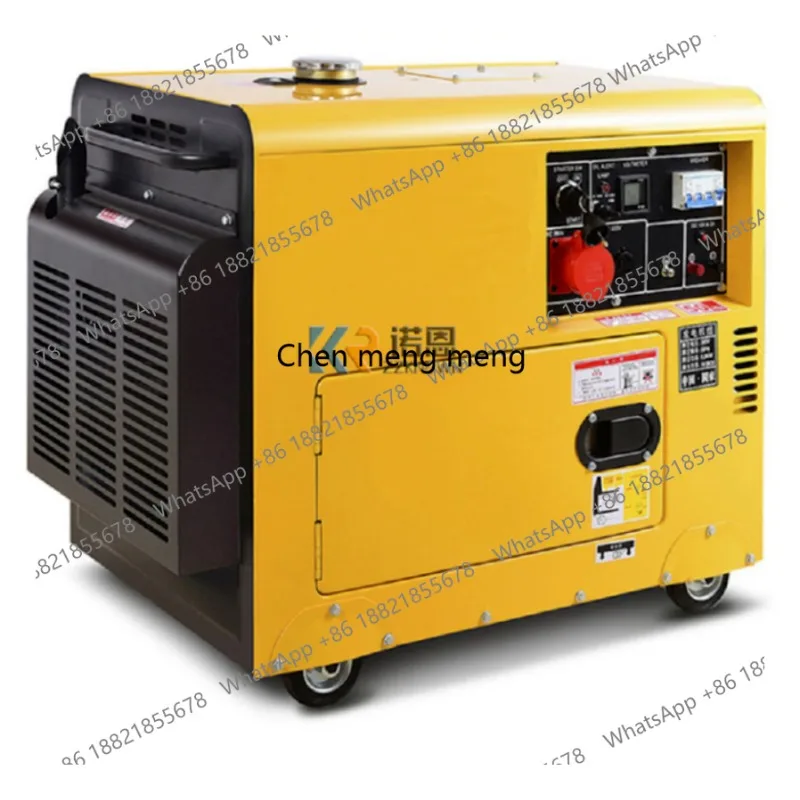 New Household 8KW Diesel Generator 10KW Air Cooled Single-Phase Three-Phase Diesel Generator Small Silent Generator