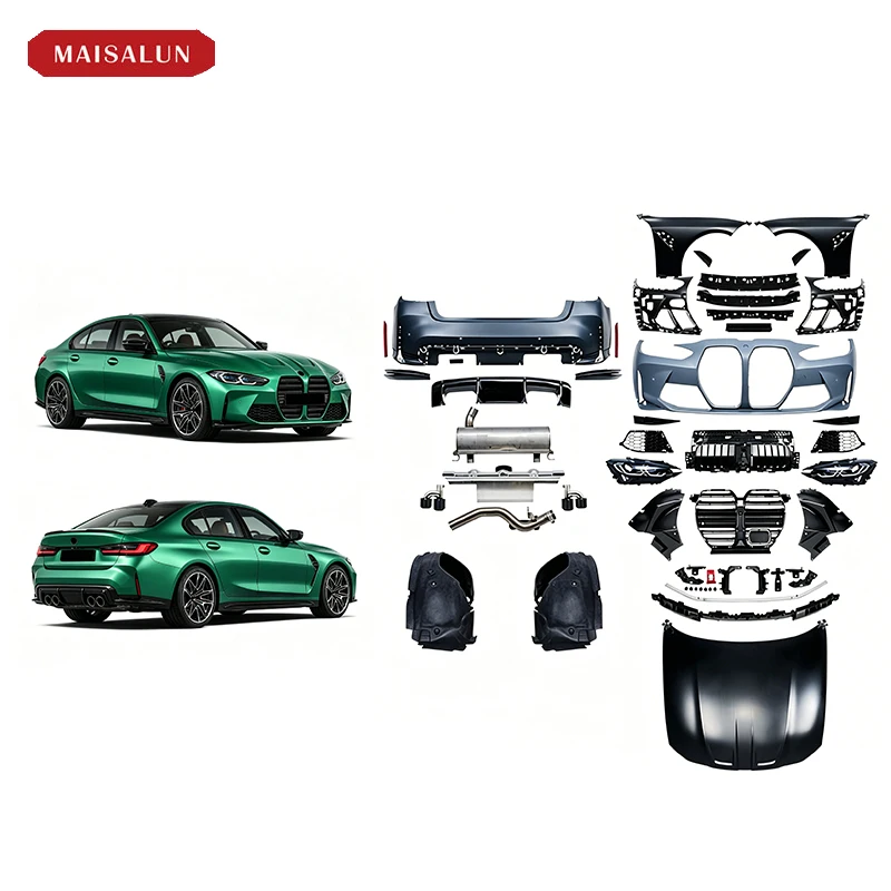 G20 G28 320i 330i G80 M3 Wide Body Kit Upgrade Front Rear Bumper Exterior Tuning Parts
