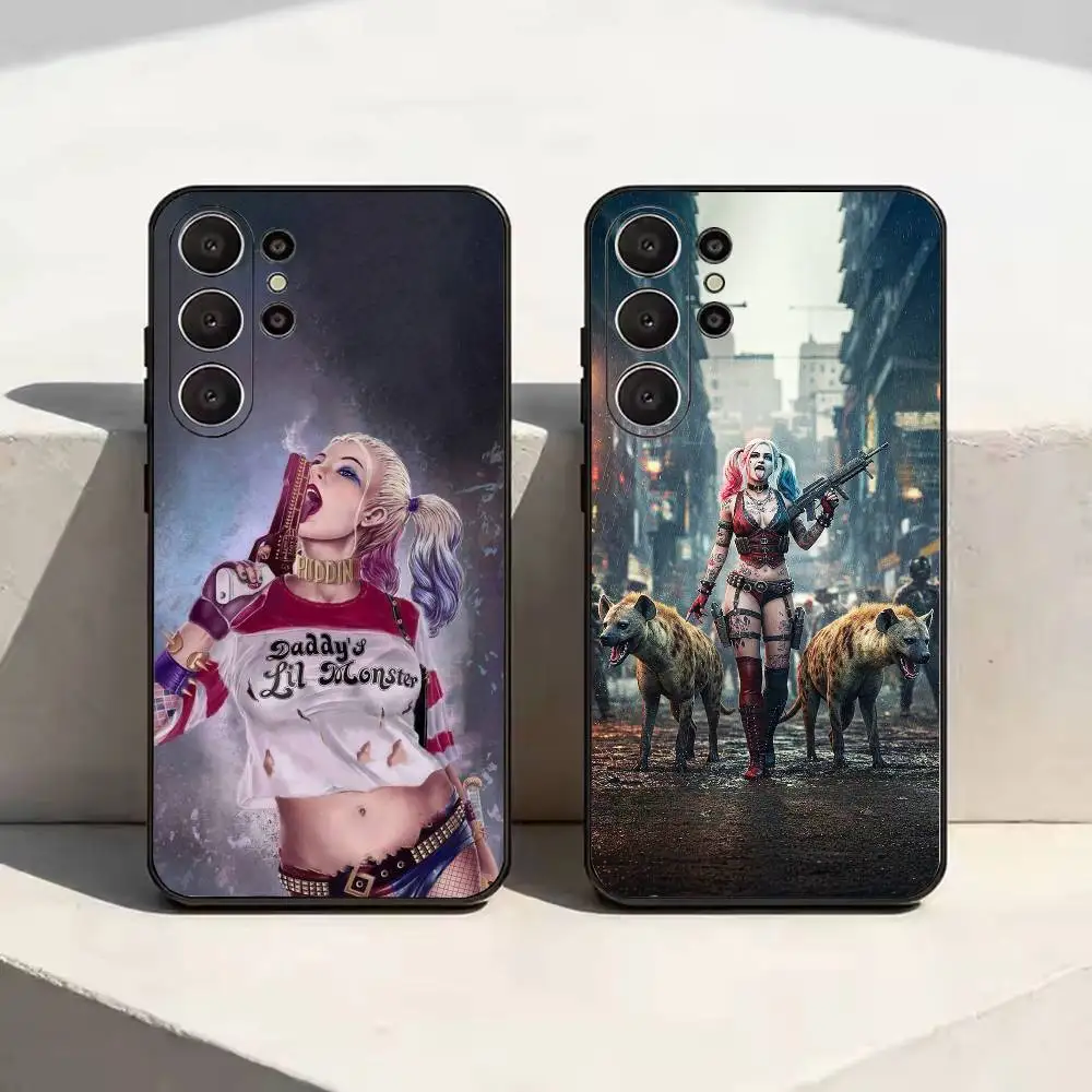 Mad V-Villain H-Harley Q-Quinn  Soft Phone Case for Samsung S26,25,24,21,22,21,20,10,9,8,7,6Ultra,Plus,Fe, Lite