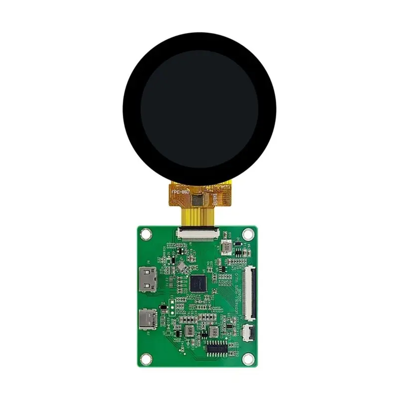 A52T DSI TFT LCD Round Display With -Compatible Driver Board IPS HD Circular Screen For Raspberry Pi 5/4B 2.76" 480X480 - view 2