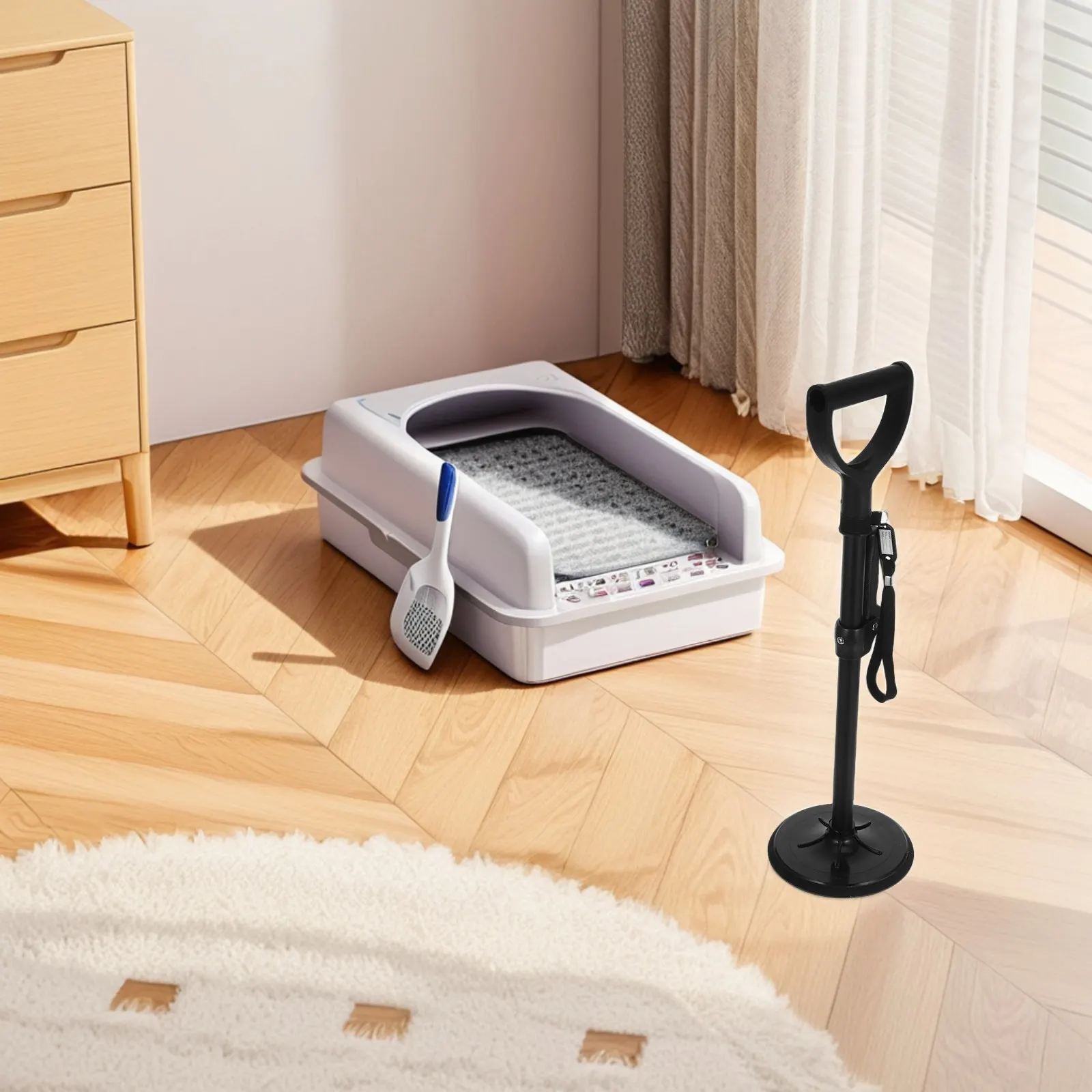 

Регулируемое устройство для поддержки пожилых людей при стоянии, эргономичное складное приспособление для помощи при подъеме с кровати и ходьбе