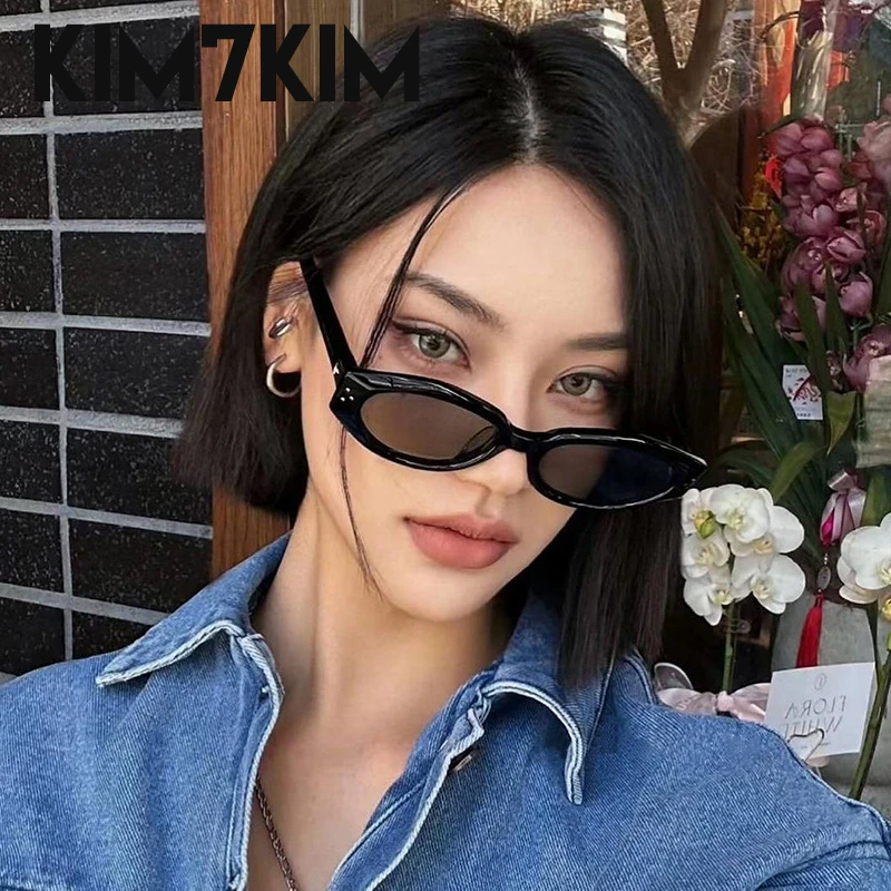 

Fashion Small Cat Eye Oval Sunglasses Women Men Luxury Brand Designer Goggle Retro Vintager Eyewear Sun Glass 2024 Simple Style