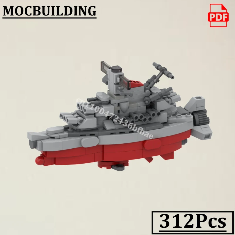 

Space Battleship Yamato Spaceship MOCBUILDING Buildings World Military Warship Space Construction Toys Gift