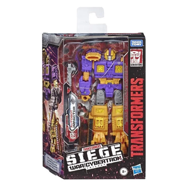 Hasbro Transformers Siege WFC-S42 Autobot Impactor 13Cm Anime Original Action Figure Model Kit Toy Birthday Gift Collection