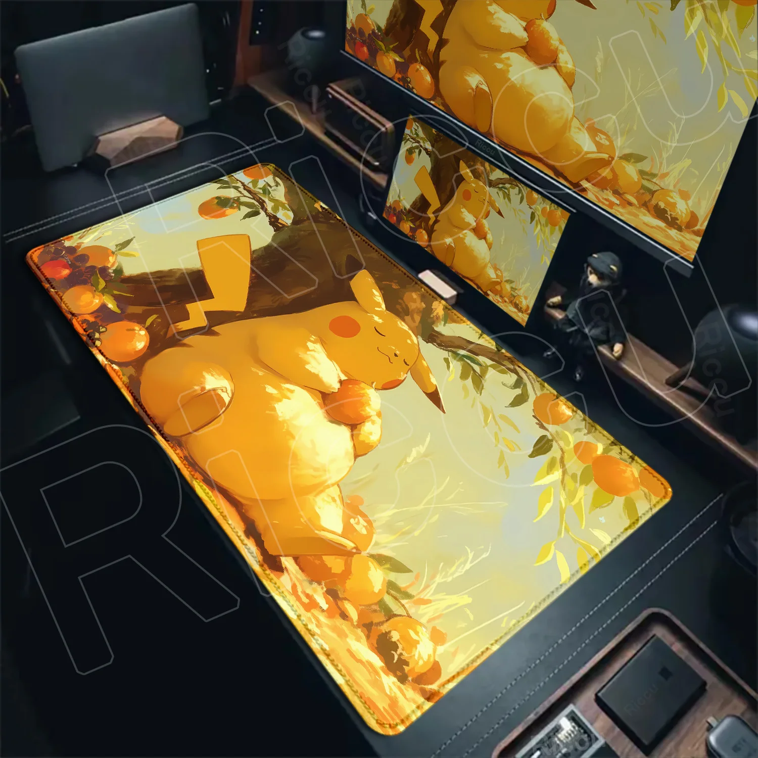 

Pikachu Mouse Pad Gengar Computer Laptop Anime Keyboard Mouse Mat Large Mousepad Keyboards Gamers Decoracion Desk Mat Mouse Pads