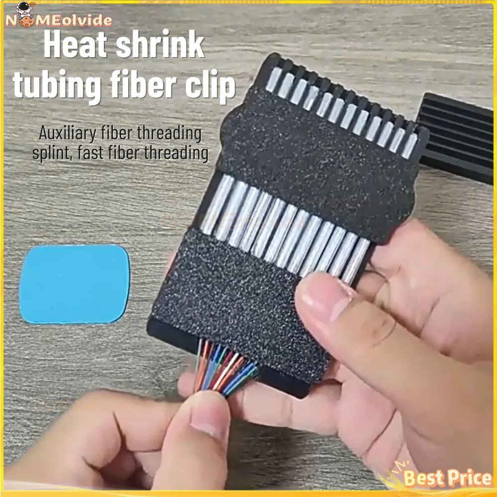 Heat Shrink Tube Fiber Threading Board, Heat Shrink Tube Fiber Threading Auxiliary Tool, Fiber Threading Board, Tube Clamp Set