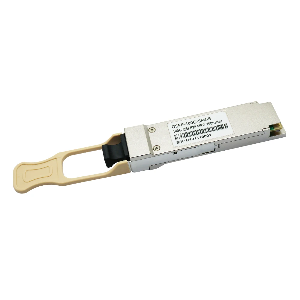 China Supplier QSFP-100G-LR4-S Compatible 100G QSFP28 1310nm 10km DOM Duplex LC Optical Transceiver Module