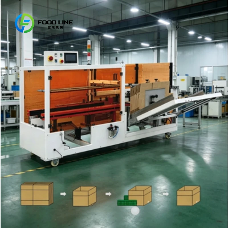 Custom High Speed Automatic Carton Box Sealing Machine, Industrial Express Packing Sealer for Logistics Warehouse Packaging