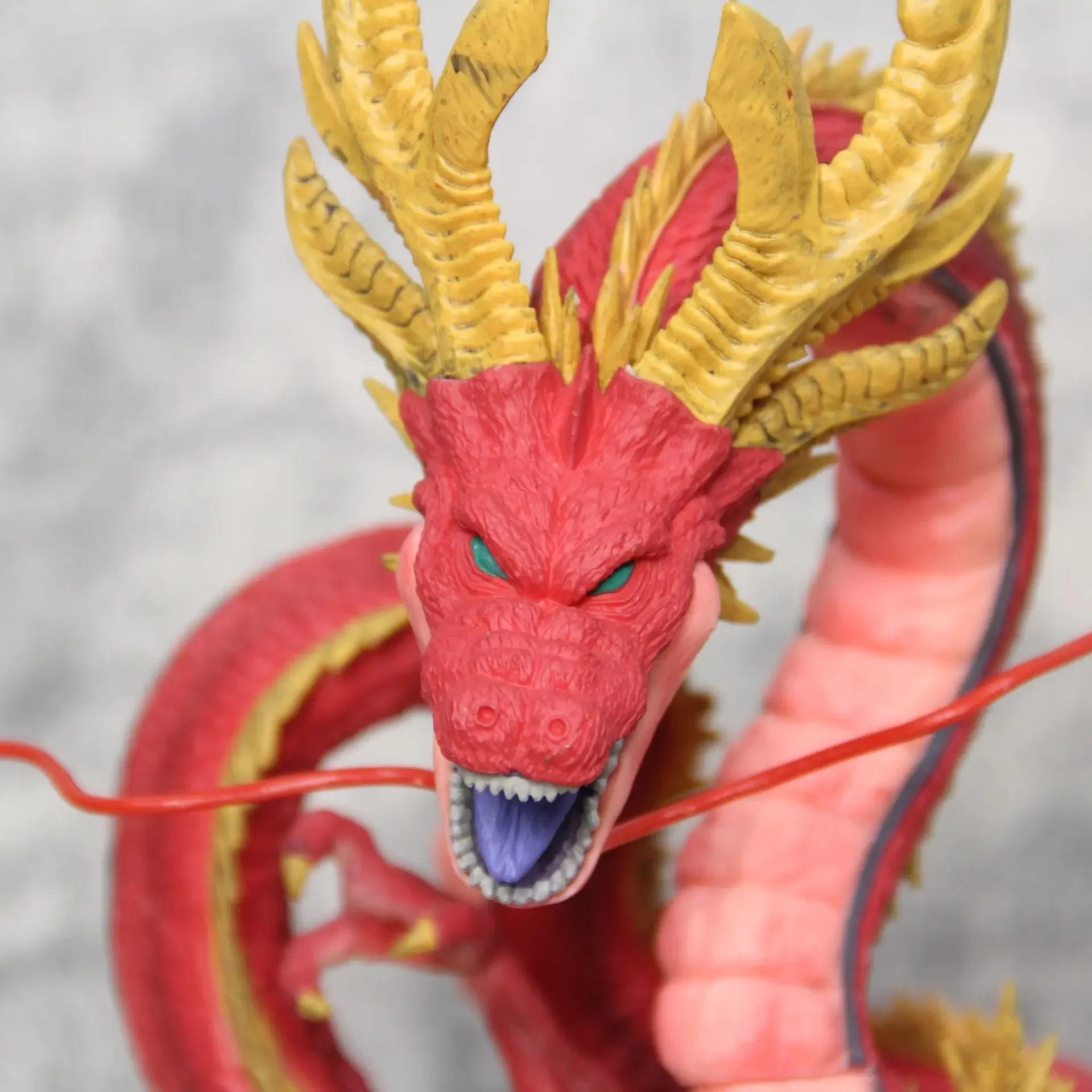 35cm Dragon Ball Z Red Shenron Anime Figure Super Large Shinryu Action Figurine Pvc Toys Model Statue Ornament