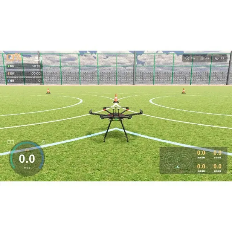 เครื่องจำลองการบินฟีนิกซ์ ซิมูเลเตอร์ SM600 โดรนแบบครอสโอเวอร์ ได้รับใบอนุญาต CAAC สำหรับการฝึกบิน เครื่องจำลองการบินแบบหลายใบพัดและปีกตรึง