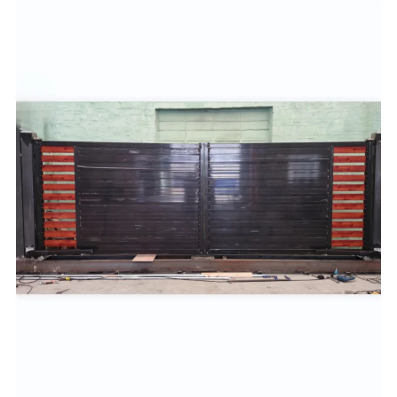 Porte automatique d'allée en aluminium, porte de maison, conception de porte en métal