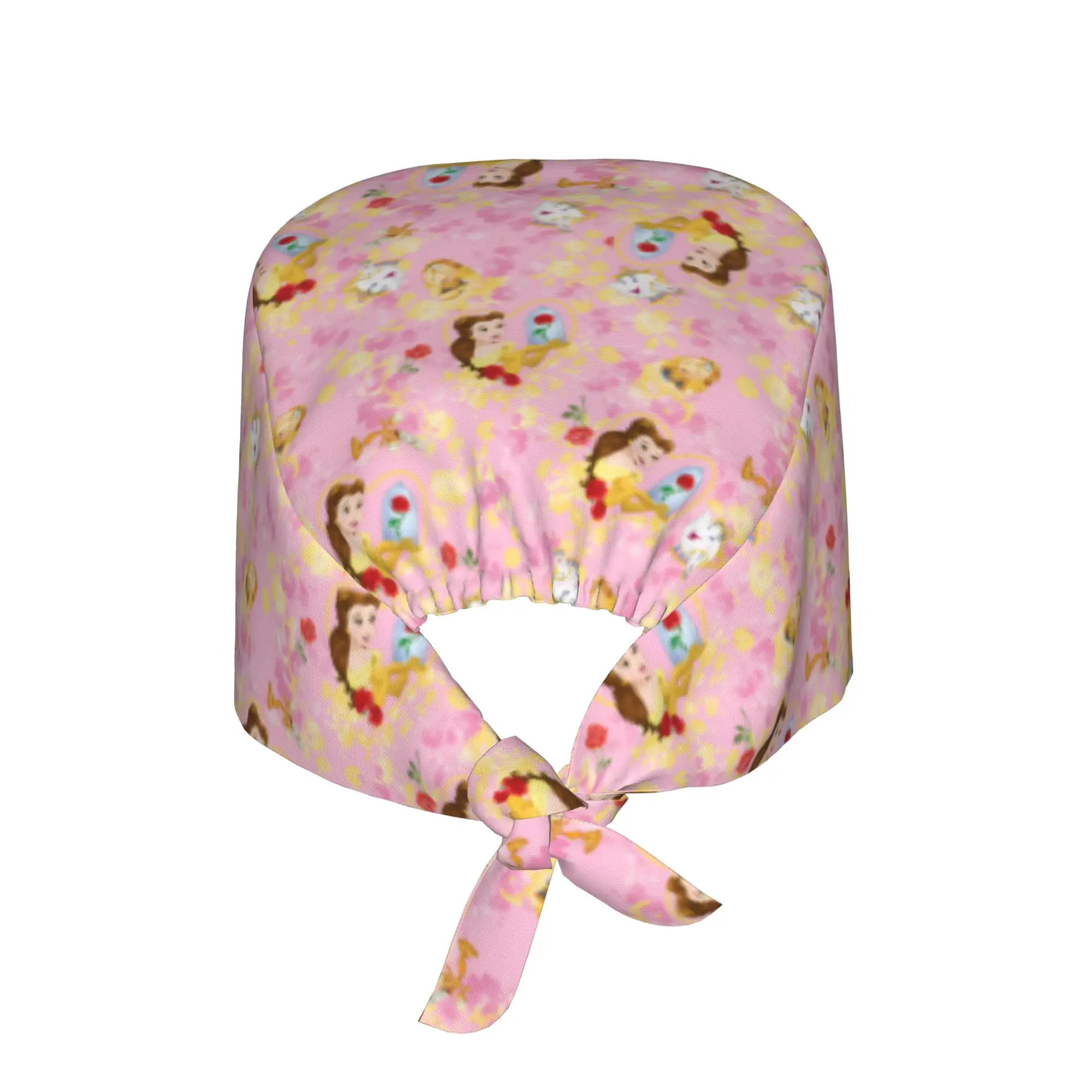 Custom Beautyes Anime Beastes Breathable Nursing Work Cap Surgical Scrub Caps Nursing Hair Hats Monsters Manga Work Scrubs Hat