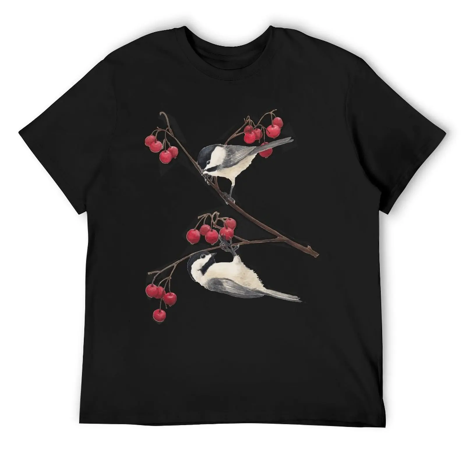 Black Capped Chickadee Provider T-Shirt cotton graphic tees graphic t shirts boys animal print mens designer clothes