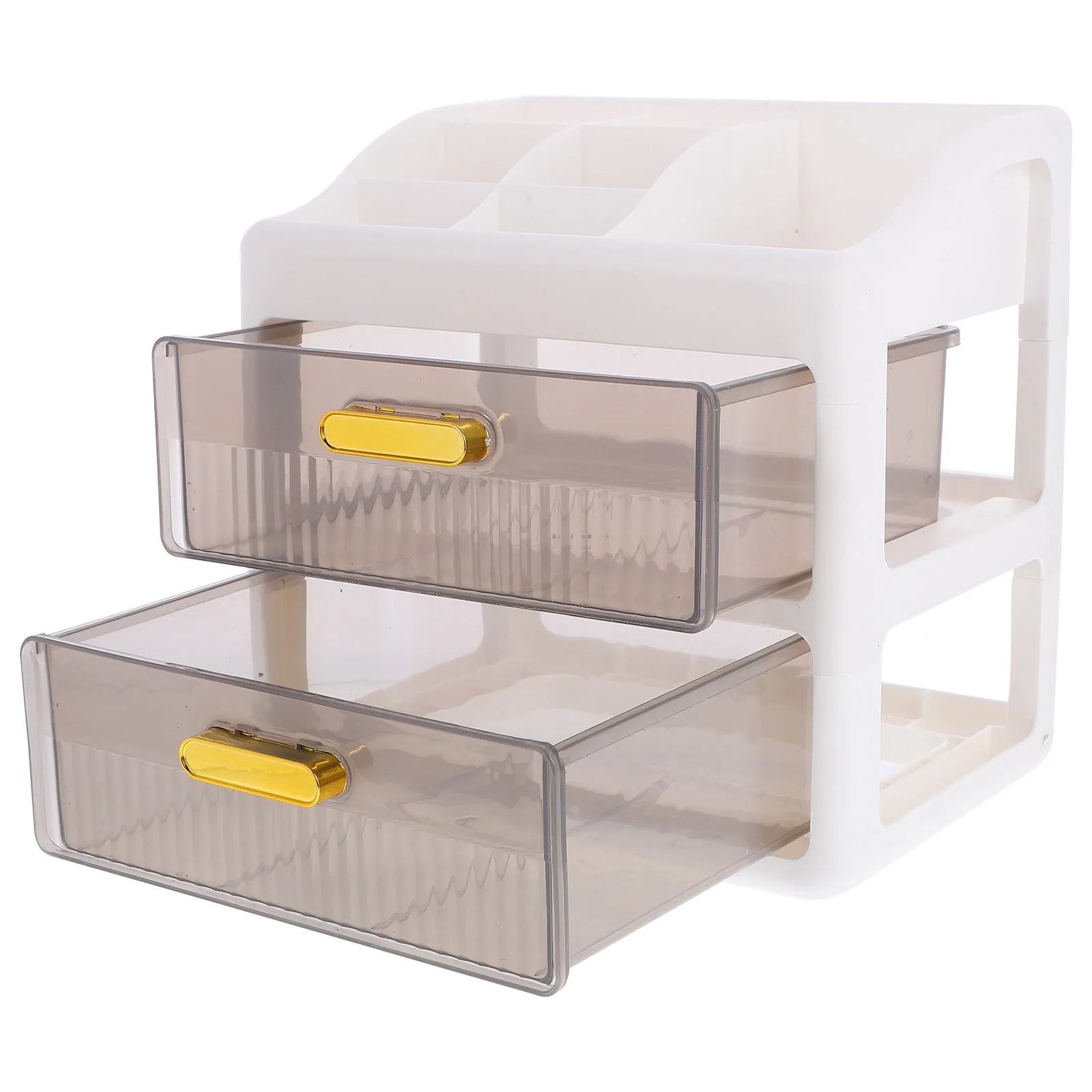 ジュエリー収納ボックススキンケア引き出しオーガナイザーメイクアップオーガナイザー化粧品ケースデスクトップ多機能デザイン簡単にきれいなホーム