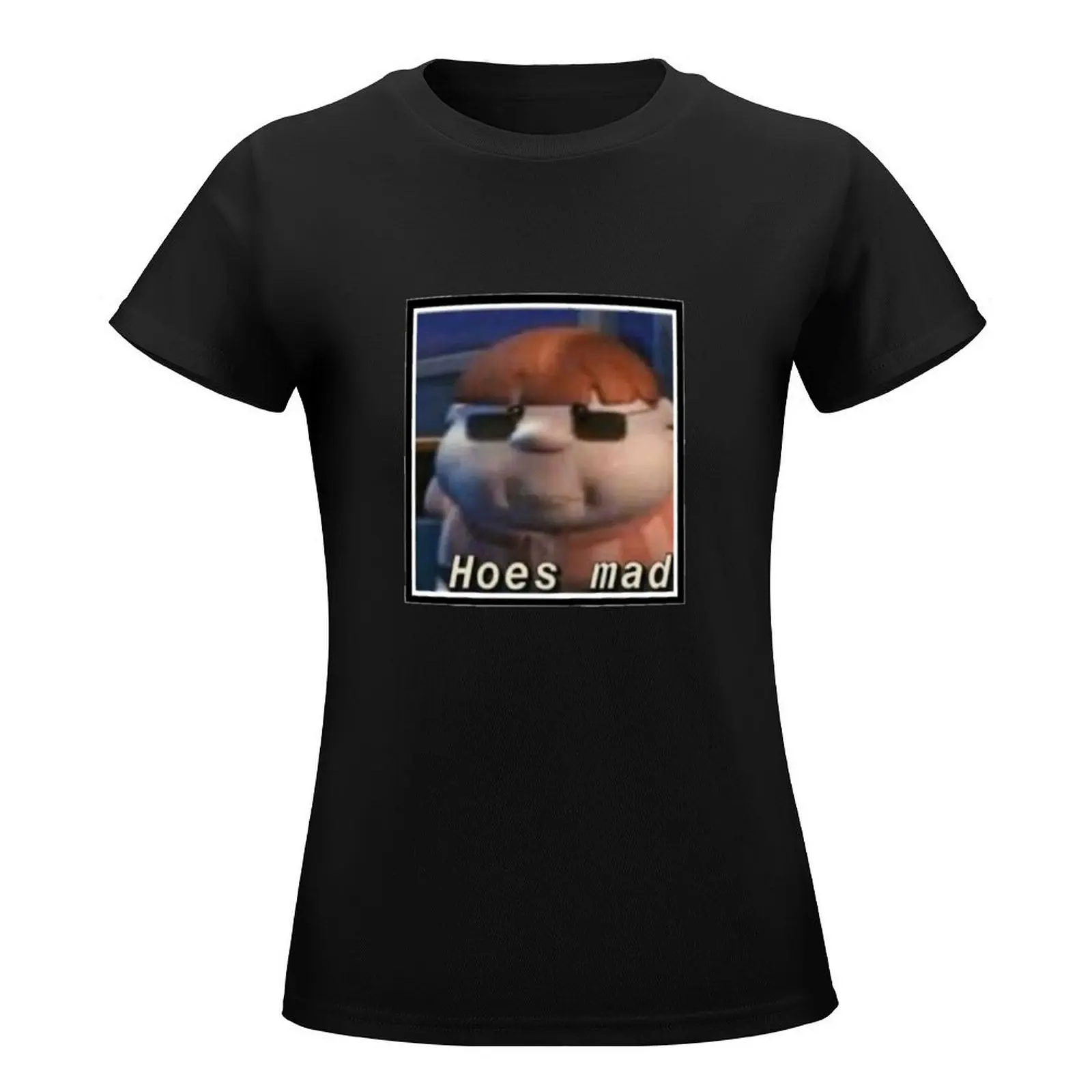 Hoes Mad T-Shirt summer top tops tees vintage clothes t shirts for Womens