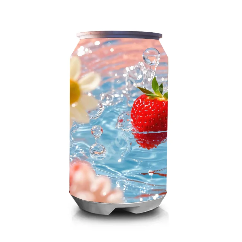 LED SignageColumn Cylindrical Soft Advertising Curved Video Wall Drink Cans Indoor Flexible  Display Screen Can Shape Beer Bo