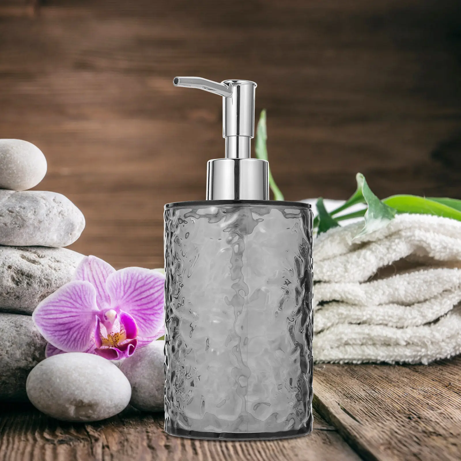 Refillable Lotion Pump Bottle 500ml Empty Dispenser for Hand Soap Shampoo Shower Gel Bathroom Kitchen