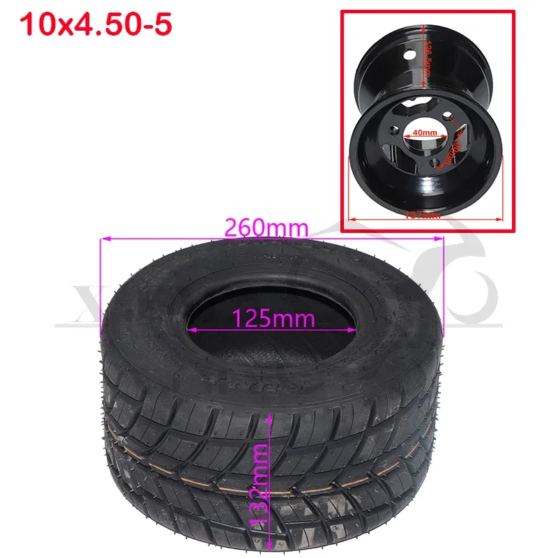 مجال تنافسي الذهاب الكارتينج الإطارات 10x4.50-5 11x7.10-5 بوصة المطر الإطارات فراغ الإطارات الانجراف الذهاب كارت الملحقات.