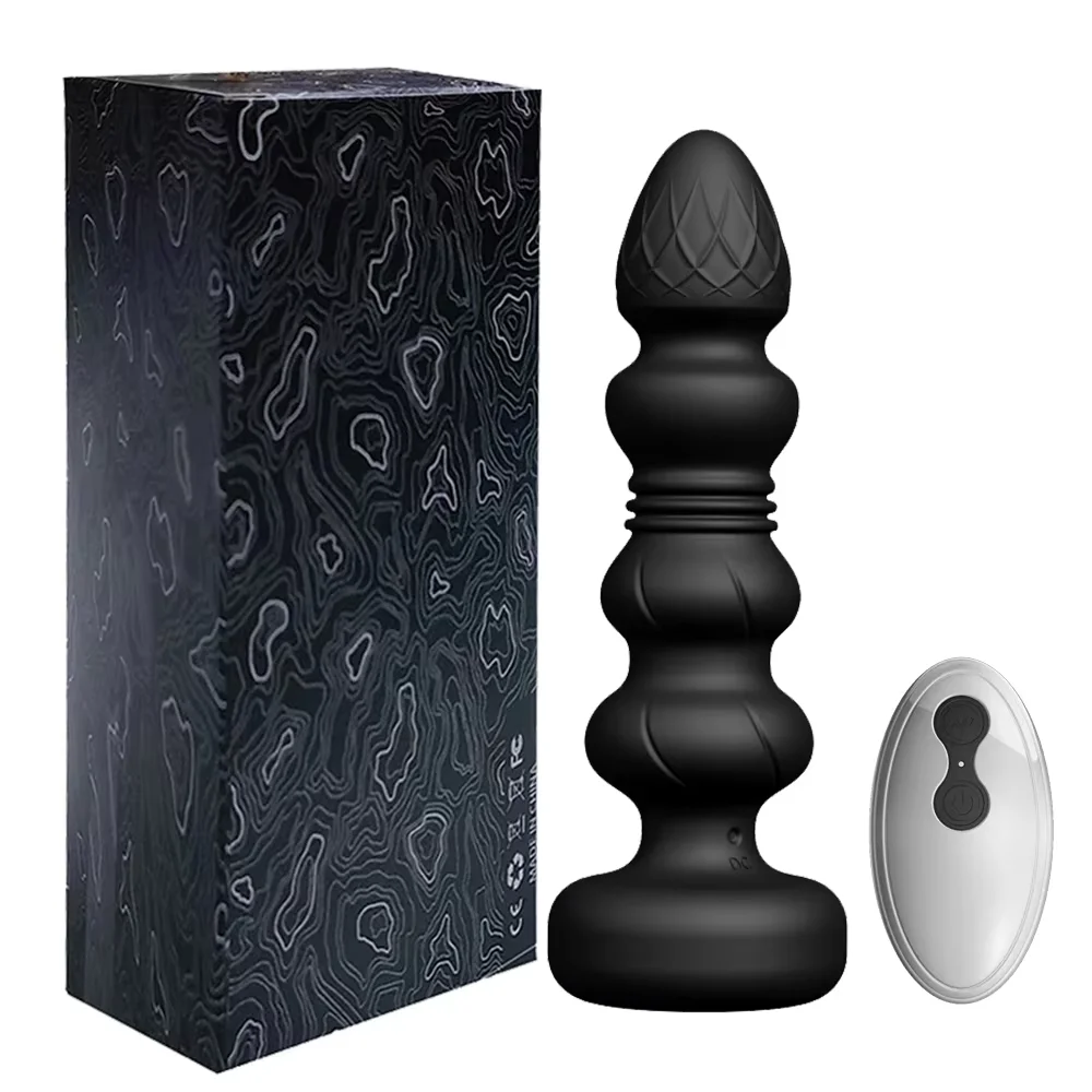 Telescopic Vibrating Butt Plug Anal Vibrator Wireless Remote Sex Toys for Women Ass Anal Dildo Prostate Massager Men Buttplug - view 6