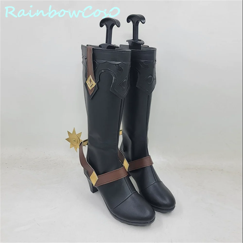 FF14 Final Fantasy Field Commander Cosplay Shoes Boots Game Anime Party Halloween Chritmas RainbowCos0 W3089