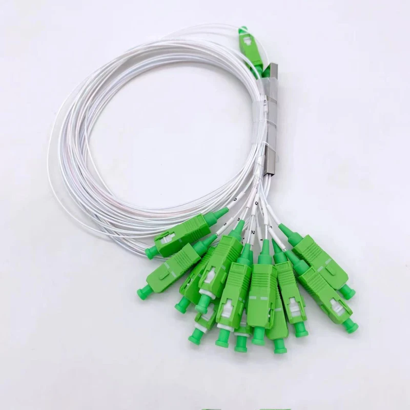 Imagem -05 - Ftth Divisor de Fibra Óptica 1x2 1x4 1x8 1x16 1x32 Plc sc Apc sm Monomodo 09 mm G657a1 Lszh 1m sc Apc 10 Pcs Lot Alta Qualidade