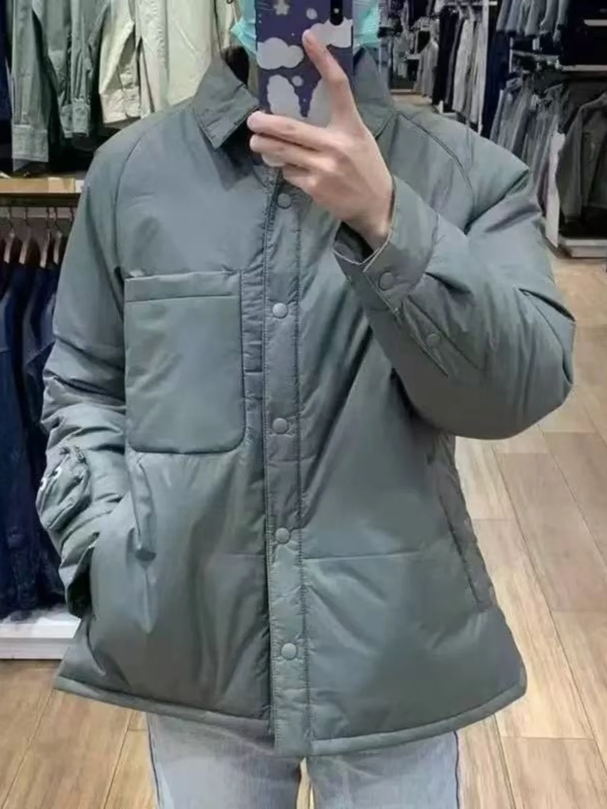 

Мужская и женская хлопковая куртка с вышивкой «Большие глаза», осенне-зимняя верхняя одежда из воздушного хлопка 472009