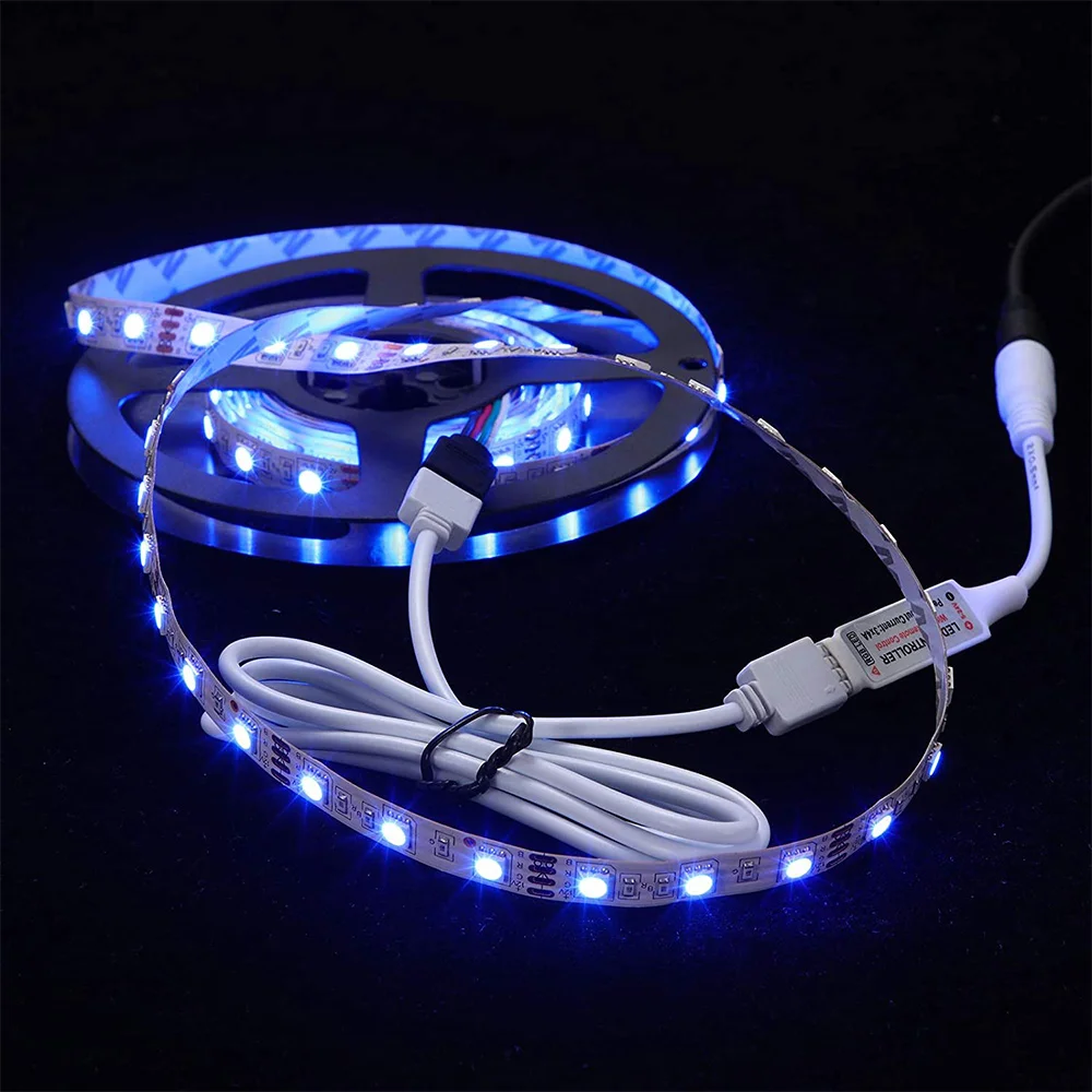 BNVN-LED Strip Connector Kit, Strip Light Extension Cable Solderless Gapless Adapter Connectors For 5050 10Mm 4Pin LED Strip