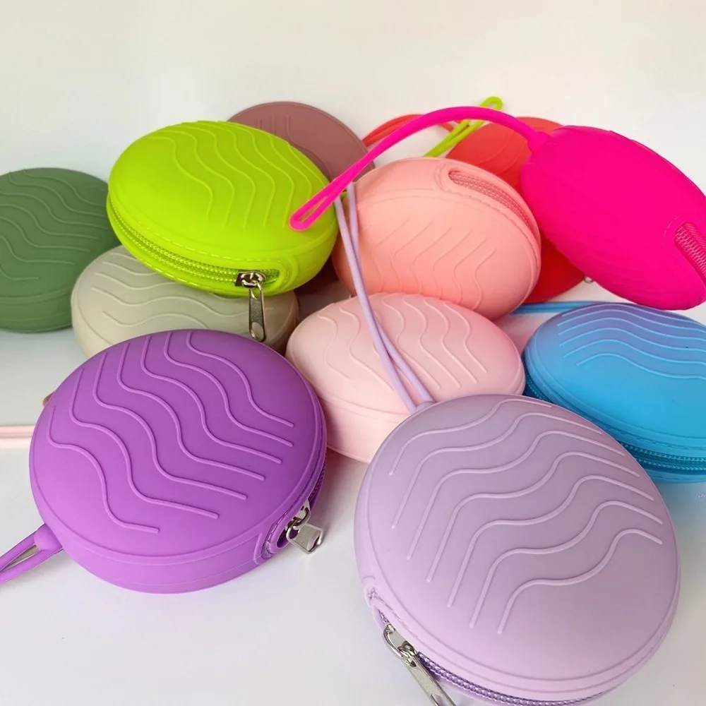 Silicone Baby Pacifier Holder BPA Free Portable Soother Container Box Round Baby Accessories Nipple Storage Bag for Outdoor
