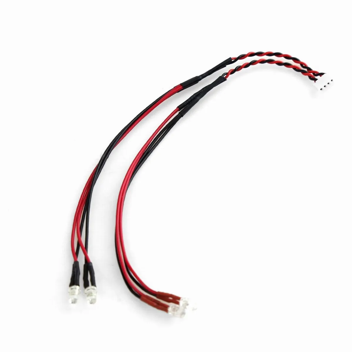 Luz LED blanca y roja para coche de escalada Kyosho mini-z, carrito de mosquitos AWD MA020 MR03 FWD RWD 4x4, coche deportivo