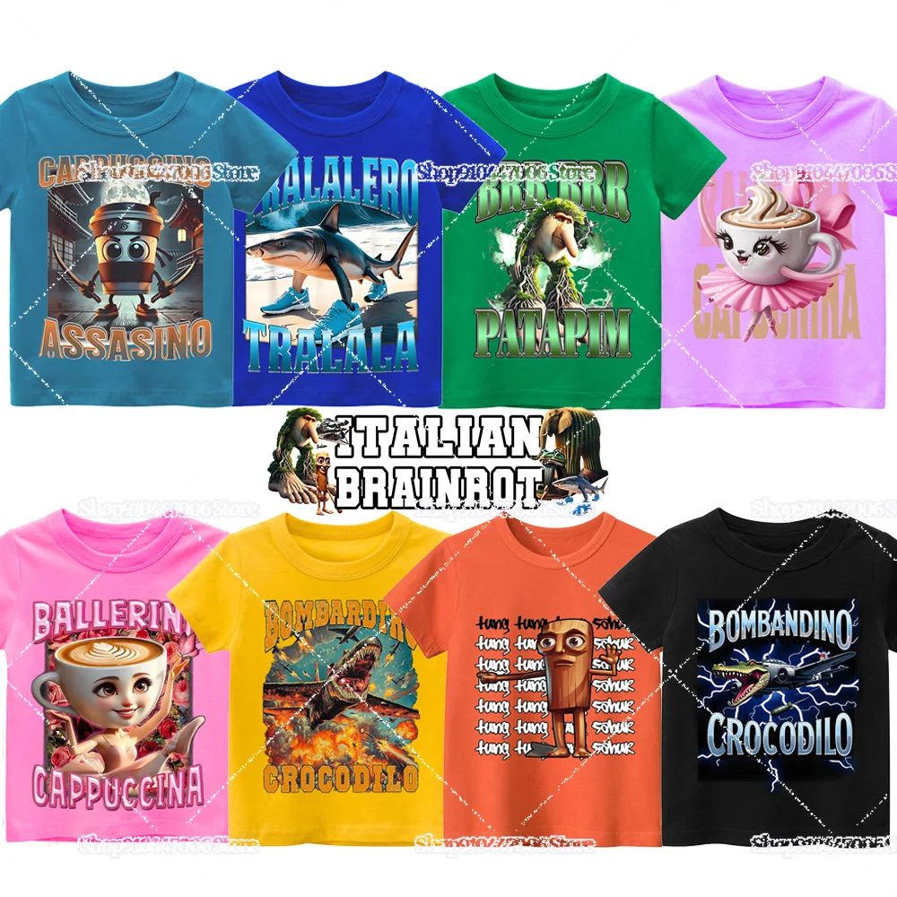 Итальянская-футболка-brainrot-для-детей-одежда-летние-топы-с-короткими-рукавами-детская-одежда-для-мальчиков-и-девочек-хлопковые-футболки-с-круглым-вырезом-спортивная-одежда