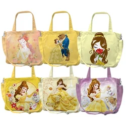 Disney Beauty and the Beast Anime borse a tracolla personalizzate Cartoon Shopping Bag Casual Tote Storage Handbag Gift