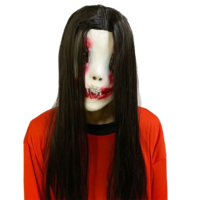 Halloween Horror Face Mask Toy Props for Men And Women's Costume Bar Accessories Escape Room Scary Props Script Killing Masks