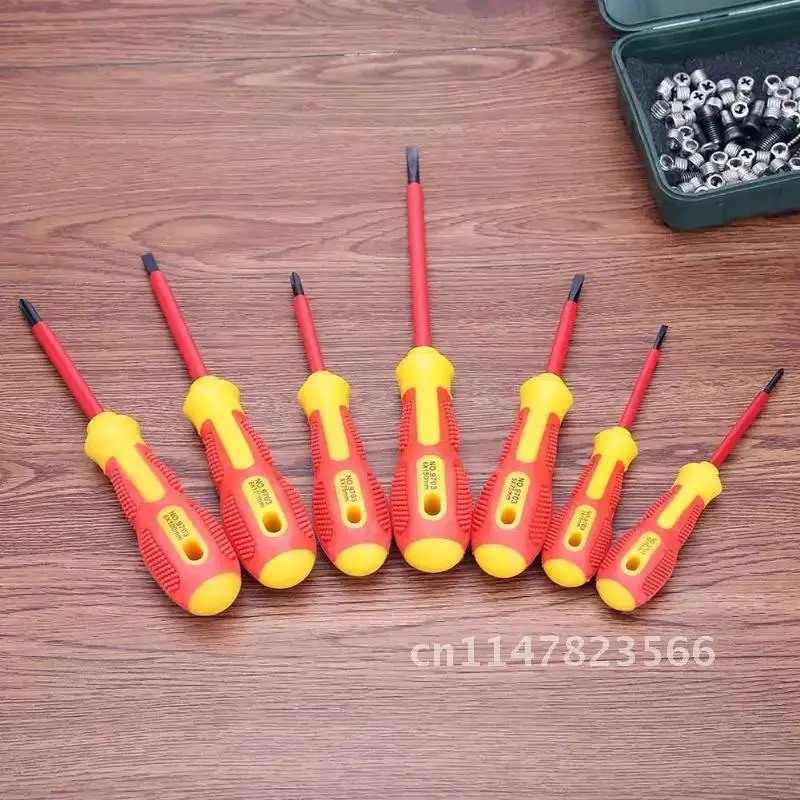 

Electrician Dedicated Insulated Screwdriver Set 1000V Slotted Phillips High Voltage Resistant Screw Driver Repair Hand Tool