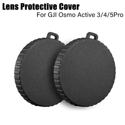10-1Pcs Lens Protective Cover Cap for DJI Osmo Action 3 4 5 Pro Sports Camera Lens Silicone Dust-proof Case Cap for Action 5Pro