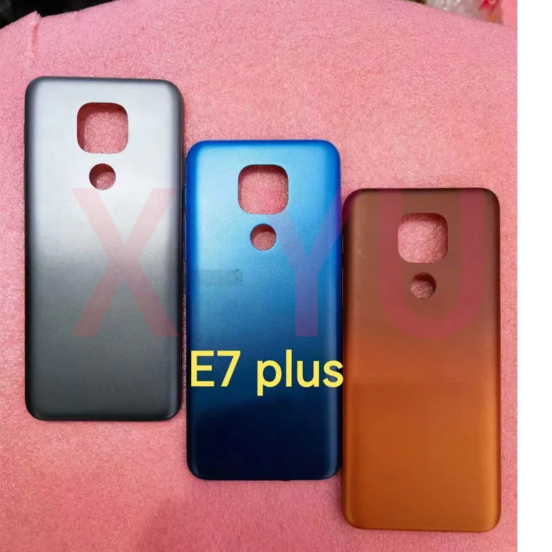 AAAA Quality For Motorola Moto E7 / E7 Plus / E7 Power / E7i Power Back Battery Cover Housing Case Repair Parts