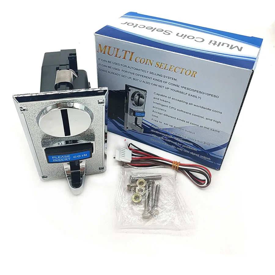 HOT 916 Custom Multi Currency Coin Acceptor For Vending Machine Water Dispenser Coin Dispenser Electronic Currency Coin Acceptor