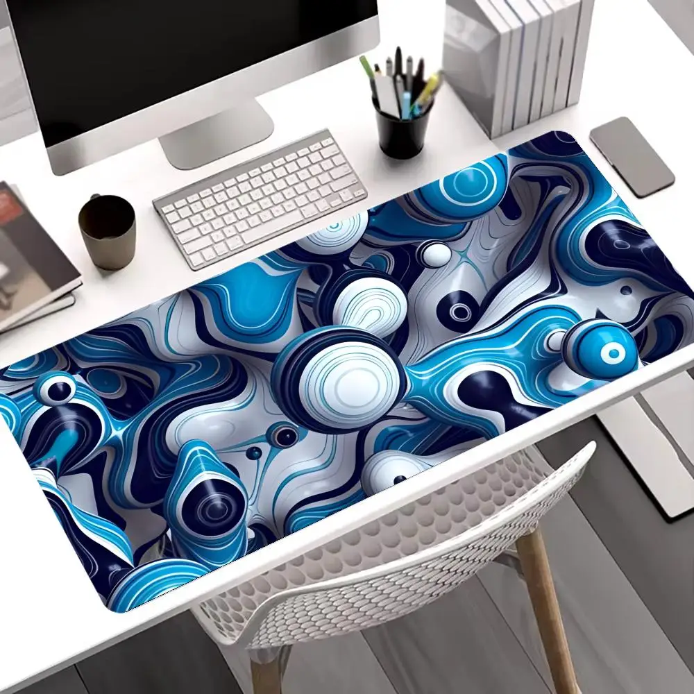 

Abstract art balls Mouse Pad Large Gaming Non-slip Rug Office Accessories Aesthetic Mousepads Laptop Tablet Mat Mini PC Playmat