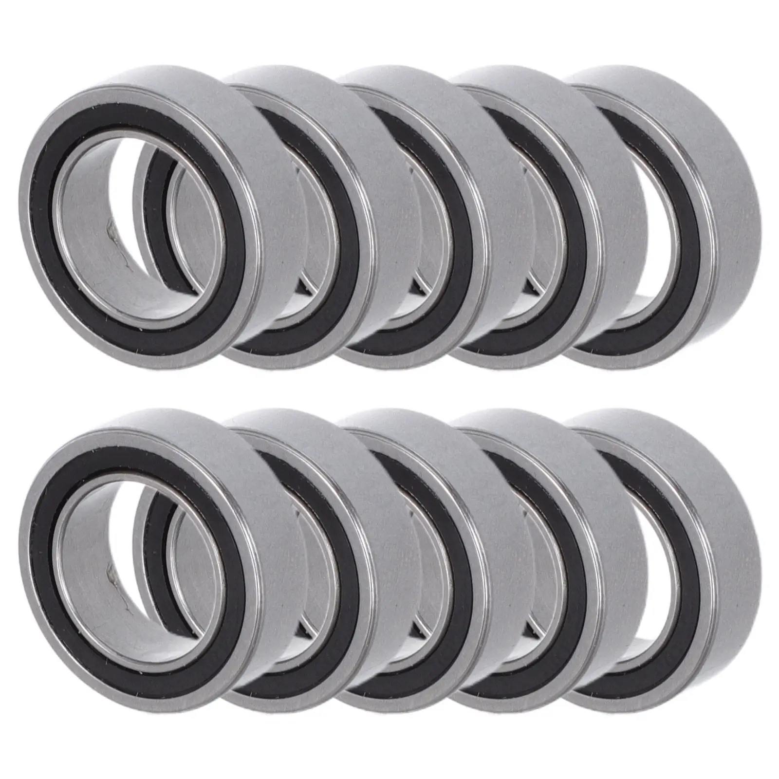 10Pcs Micro Stainless Steel Deep Groove Wheel Bearings 0.6 High Speed Low Noise Differential Gear Replacement for Rc Car