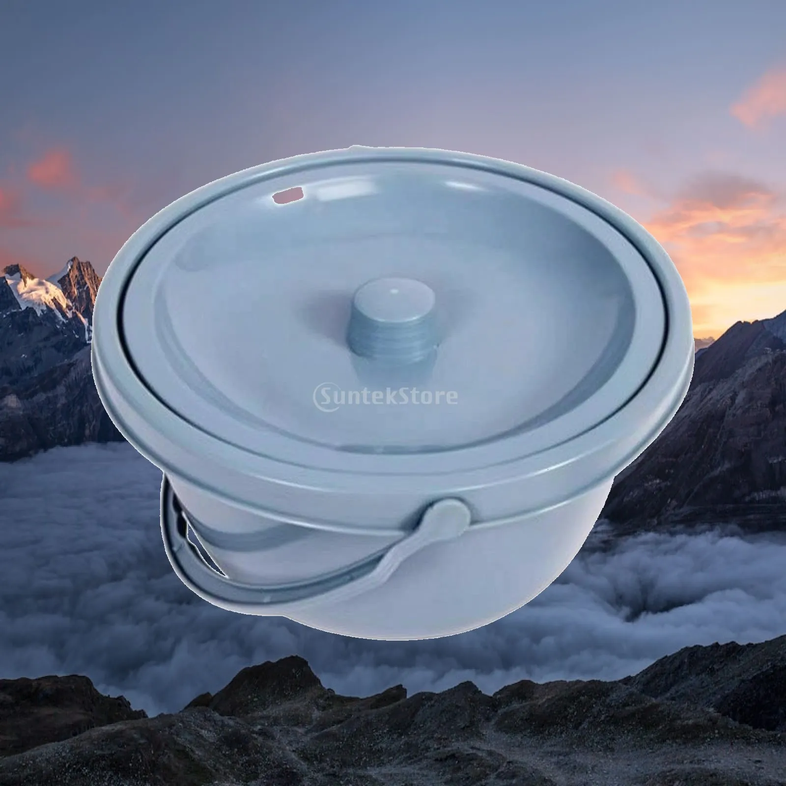Plastic Bedpan with Side Handle Removable Toileting Aid for Elderly, Wheelchair Use, Home Care