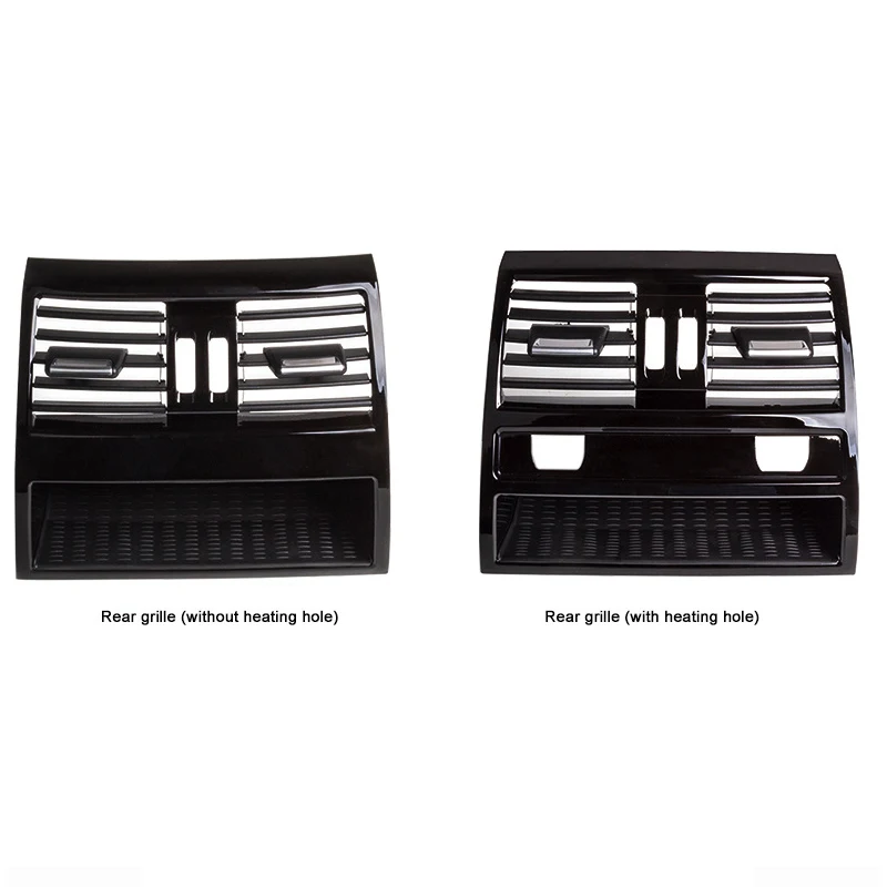 LHD Piano-black Dashboard  Front Rear Chromed Cover Panel AC Vent For BMW 5 Series F10 F11 520i 525i 528i 530i 535i
