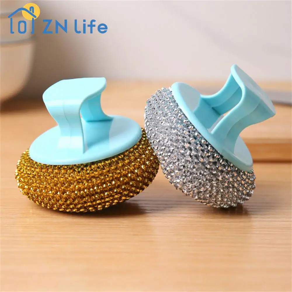 Cleaning Ball Household Firm Light Stainless Steel Cleaning Products Cleaning Brush Economic 360 Degree Cleaning Pot Brush