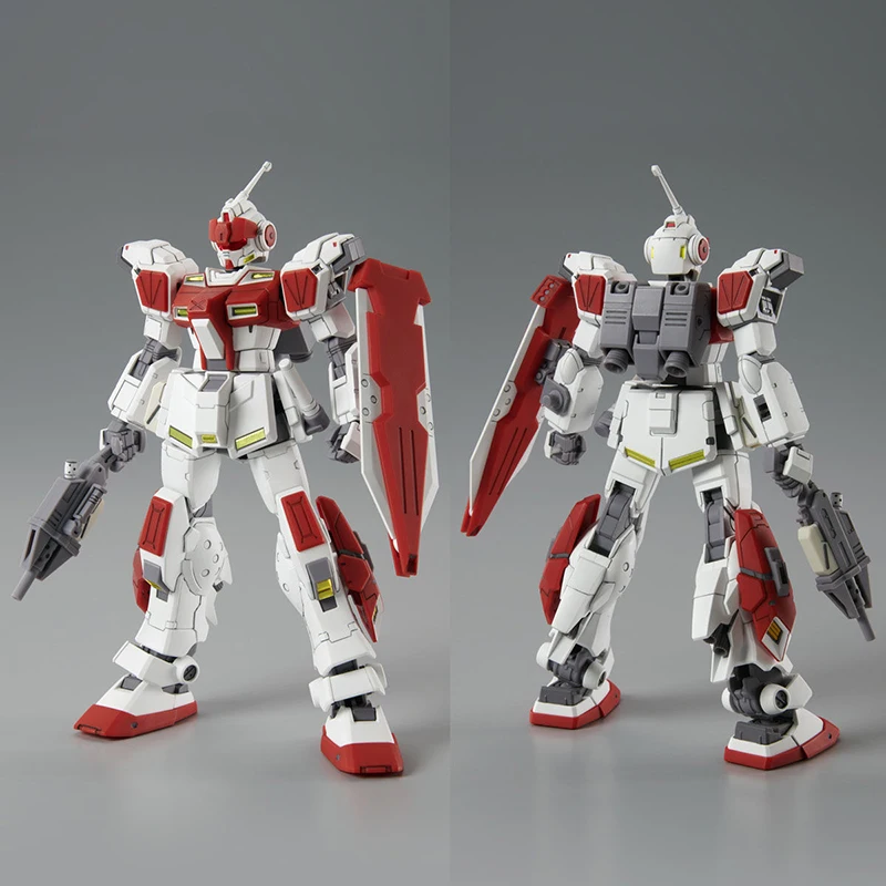 BANDAI PB zestaw modeli do składania HGUC 1/144 RX-80RR czerwony jeździec Gunpla figurka mobilna kombinezon zabawki dla chłopca prezent dla dzieci