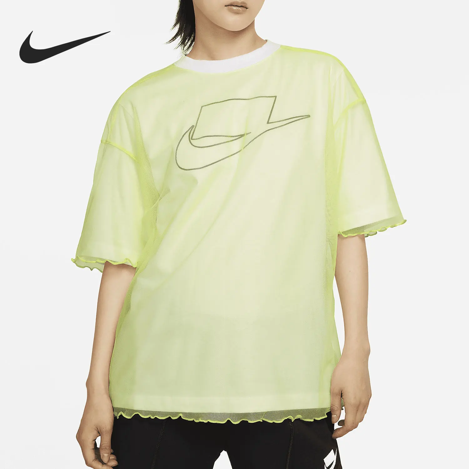Nike Authentic AS W NSW Women's Fashion Casual Sports Breathable T-Shirt DD4530-736