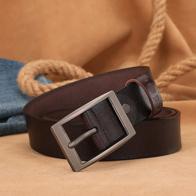 Men's Leather Belts Black Vintage Waist Belt Designer Luxury Brand Strap Casual Man Trousers Belt High Quality Waistband AHQ2122