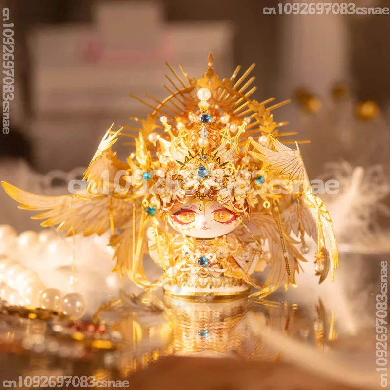 

2026 New 3D Metal Puzzle Angel Demon Meow City Diy Handmade Assembled Metal Model Desktop Decor Figurine Gift For Teens Adults