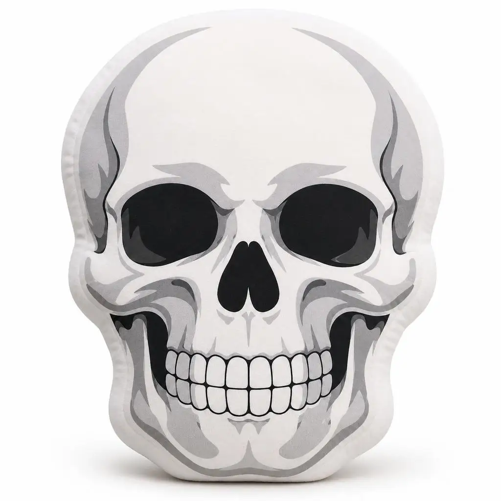 X Ray Skull Radiology Horror Halloween Plush Pillow Cushion Stuffed Throw Pillow Home Decor Gift Sofa Bed