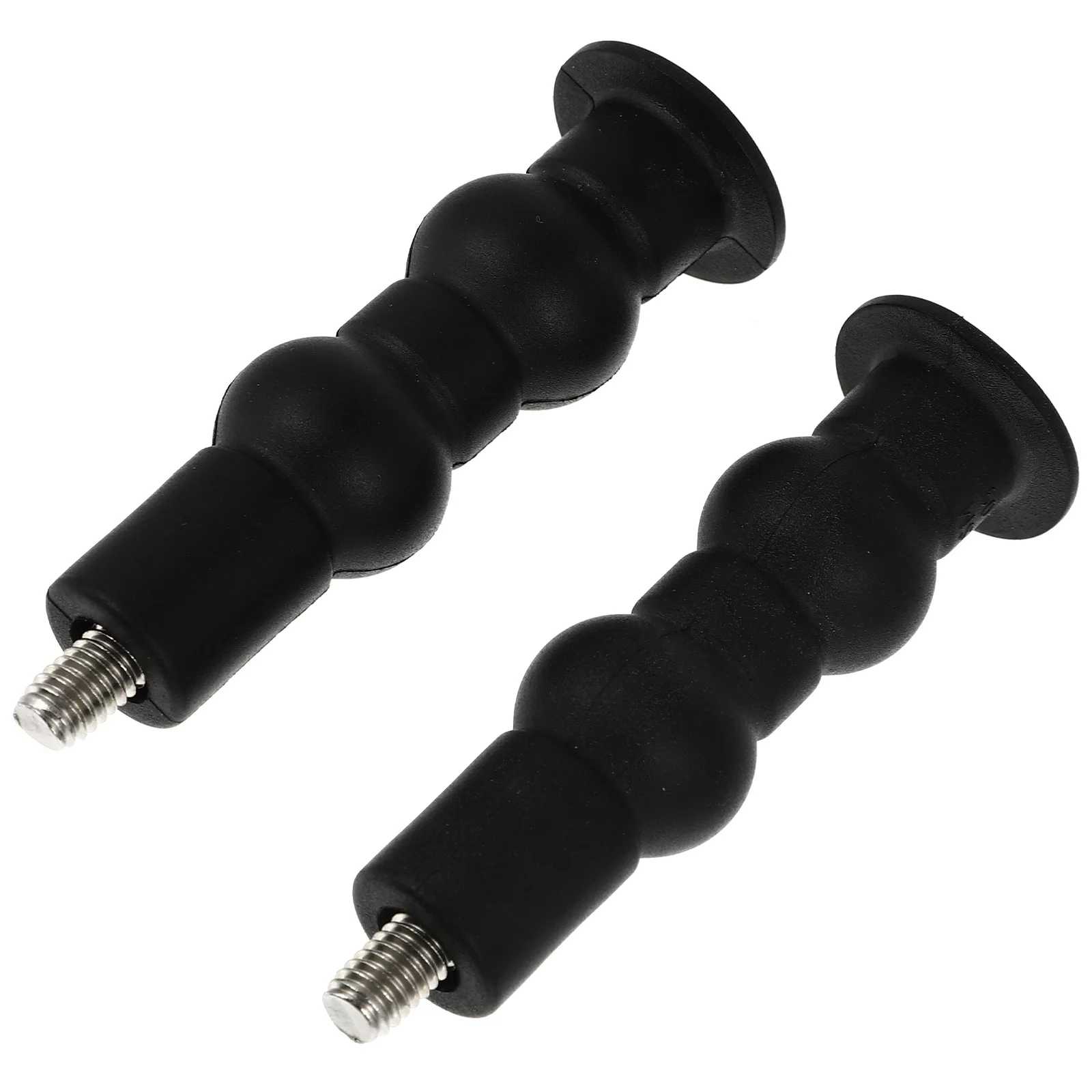 2 Stück Toilettensitz-Befestigungsschrauben aus PP-Edelstahl, Sitzscharnierschrauben, Schnellverbindung, erweiterbare Gummiriegel, Befestigung des Toilettendeckels