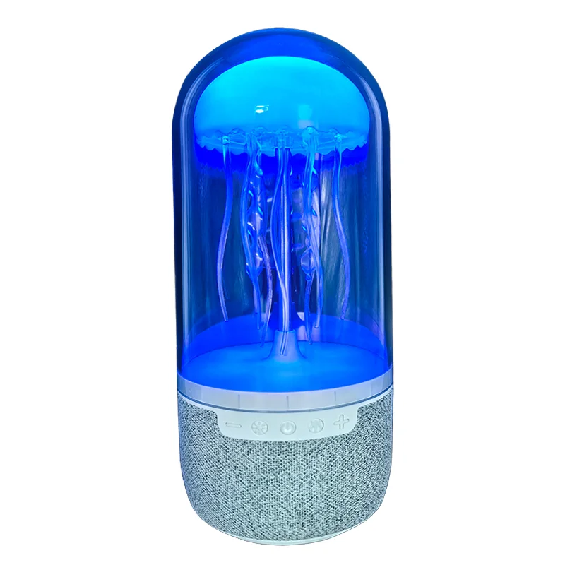Colorful Light Jellyfish Swimming BT Speaker High Quality Family Night Light Heavy High-Low Frequencies Smart SpeakersSourcing